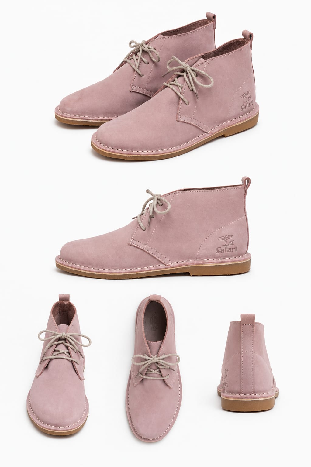 Safari Vellies Ladies Nubuck Lavender - Image 4