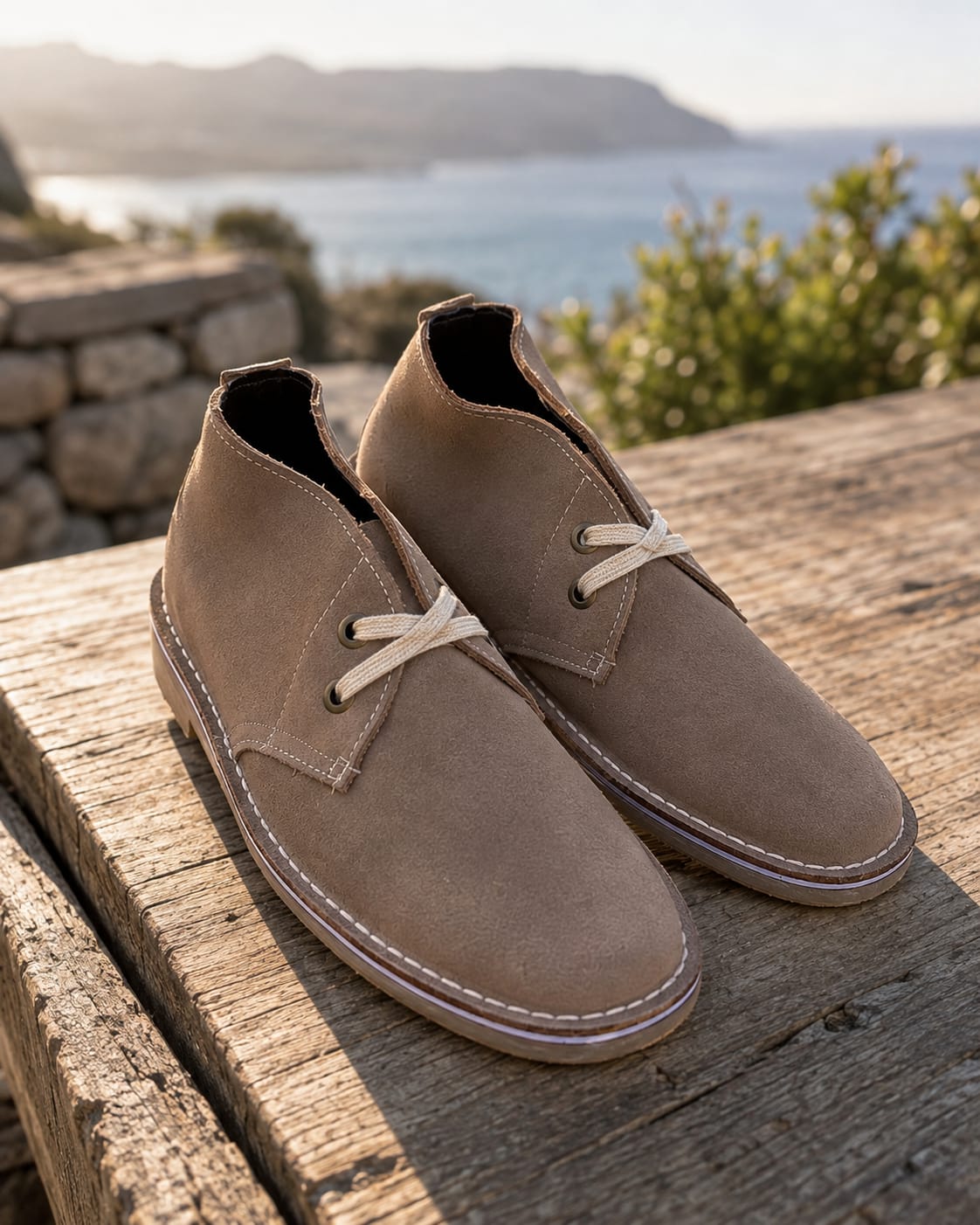 Hunter boot vellie taupe suede