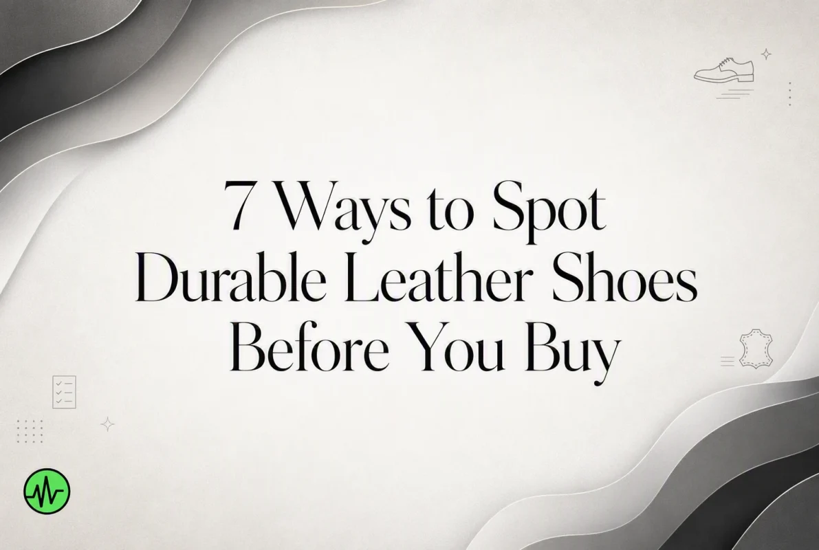 7 Ways to Spot Durable Leather Shoes Before You Buy